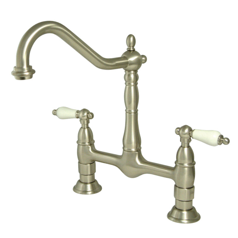 Kingston Brass Heritage Bridge Faucet & Reviews | Wayfair